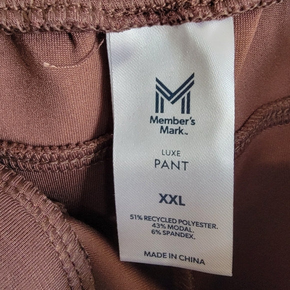 Member's Mark Luxe Relaxed Wide Leg Fit Pant - Picture 4 of 4